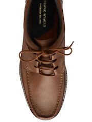 Frank Wright Brown Suede Lace-Up Shoes - Image 4 of 4