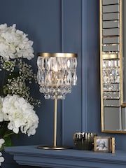 Laura Ashley Brass Rhosill Table Lamp - Image 1 of 4