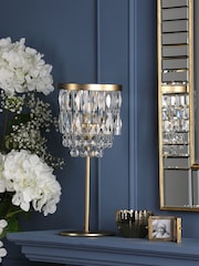 Laura Ashley Brass Rhosill Table Lamp - Image 2 of 4