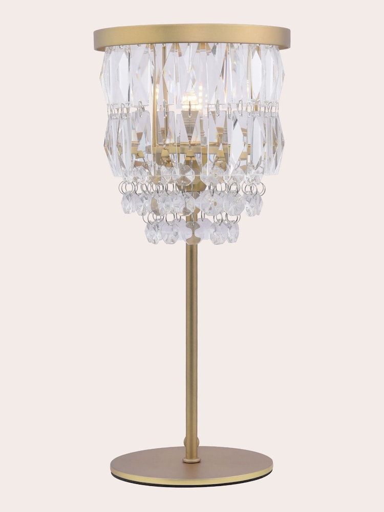 Laura Ashley Brass Rhosill Table Lamp - Image 4 of 4