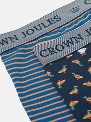 Joules Crown Joules Navy Duck Goose Underwear 2 Pack - Image 4 of 5