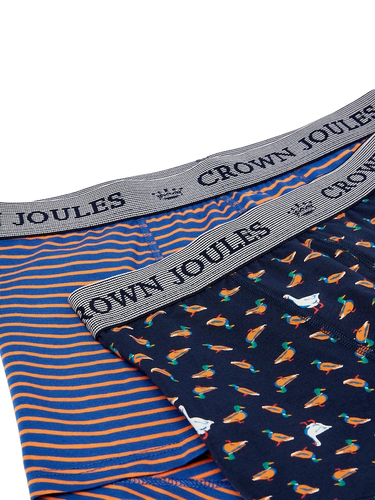 Joules Crown Joules Navy Duck Goose Underwear 2 Pack - Image 5 of 5