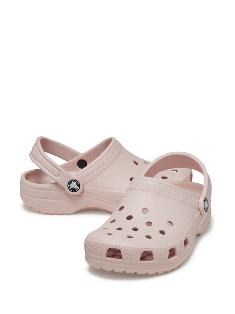 Crocs Ballerina Pink Adults Classic Clogs - Image 5 of 6