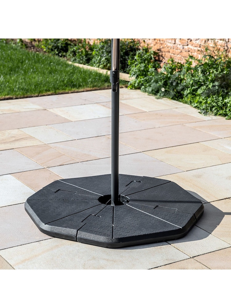 Gallery Home Black Garden Ballylar Cantilever Parasol Base - Image 1 of 3