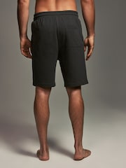 Grey/Stone Lightweight 100% Cotton Joggers Shorts 2 Pack - Image 5 of 12