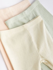 Sage Green Pointelle - Otroške gamaše 3 Pack - Slika 4 iz 6