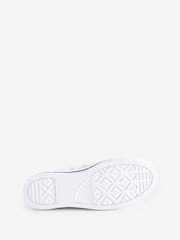 Converse White All Star EVA Lift Junior Trainers - Image 7 of 9