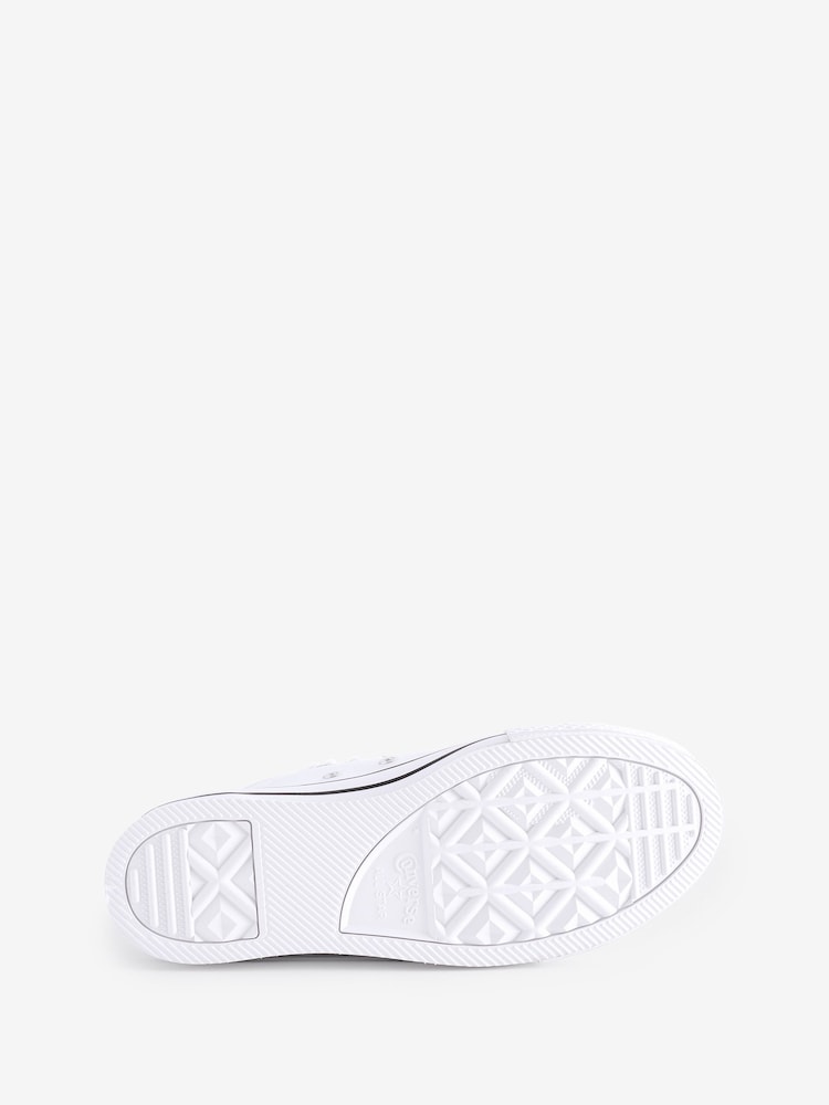 Converse White All Star EVA Lift Junior Trainers - Image 7 of 9