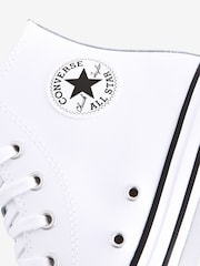 Converse White All Star EVA Lift Junior Trainers - Image 9 of 9