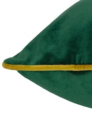 Furn Green Meridian Velvet 55cm X 55cm Cushion Cover - Image 5 of 6