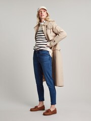 Joules Brampton Hybrid White Trench Coat - Image 1 of 9