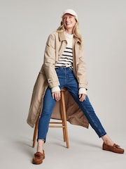 Joules Brampton Hybrid White Trench Coat - Image 3 of 9