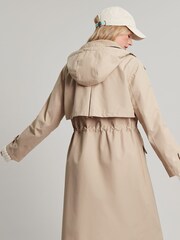 Joules Brampton Hybrid White Trench Coat - Image 5 of 9