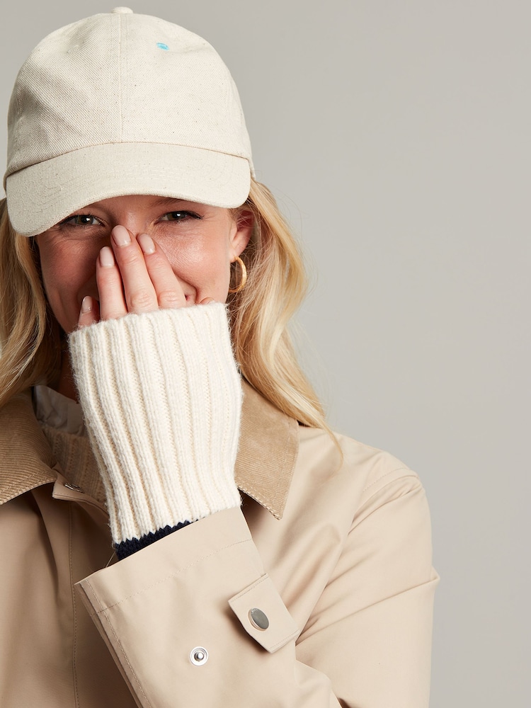 Joules Brampton Hybrid White Trench Coat - Image 6 of 9