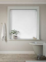 White Echo Made to Measure Blackout Roller Blind - Image 2 of 6