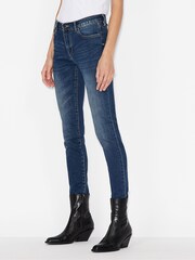 Armani Exchange Blue Skinny Fit Jeans - Image 1 of 6