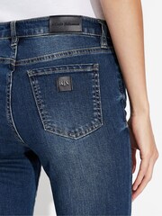 Armani Exchange Blue Skinny Fit Jeans - Image 5 of 6