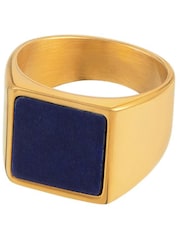 Orelia & Joe Lapis Signet Ring - Image 1 of 1