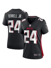 Fanatics A.J. Terrell Jr. Atlanta Falcons Home Game Black Jersey Womens - Image 1 of 3