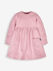 JoJo Maman Bébé Pink Spot Dress - Image 1 of 3