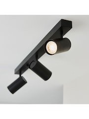 Gallery Home Black Erie 3 Bulb Ceiling Light Ceiling Light - Image 2 of 3