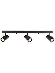 Gallery Home Black Erie 3 Bulb Ceiling Light Ceiling Light - Image 3 of 3