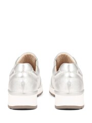 Srebrny - Van Dal Leather Lace Up Trainers - Image 3 of 5