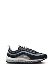 Nike Black/Green Air Max 97 Trainers - Image 3 of 11