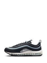 Nike Black/Green Air Max 97 Trainers - Image 4 of 11