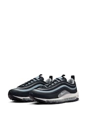 Nike Black/Green Air Max 97 Trainers - Image 5 of 11