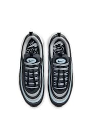 Nike Black/Green Air Max 97 Trainers - Image 7 of 11