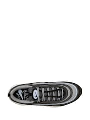 Nike Black/Green Air Max 97 Trainers - Image 8 of 11