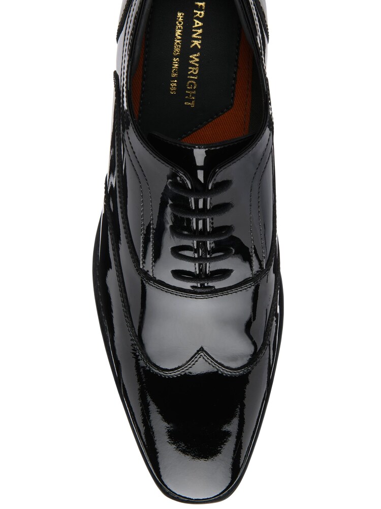 Frank Wright Black Leather Lace-Up Brogue Shoes - Image 4 of 4 Frank Wright Black Leather Lace-Up Brogue Shoes - Image 4 of 4
