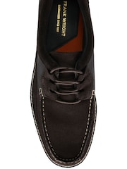 Frank Wright Dark Brown Suede Lace-Up Shoes - Image 4 of 4