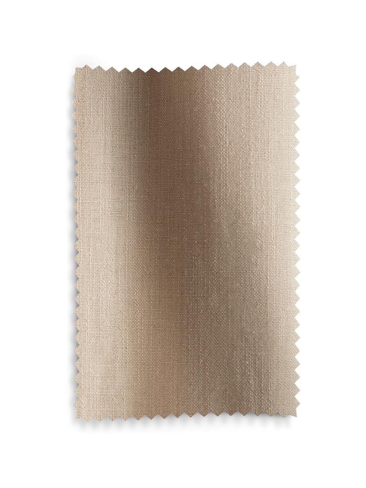 Natural Linen Look Pencil Pleat Blackout/Thermal Curtains - Image 6 of 6