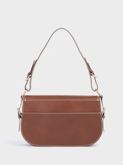 Osprey London The Hurlingham Italian Leather Convertible Saddle Brown Bag - Image 2 of 6