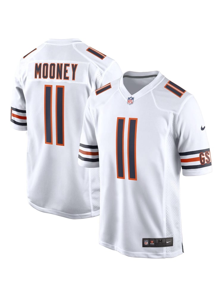 Nike White NFL Chicago Bears Game Road Jersey - Darnell Mooney - Image 1 of 3
