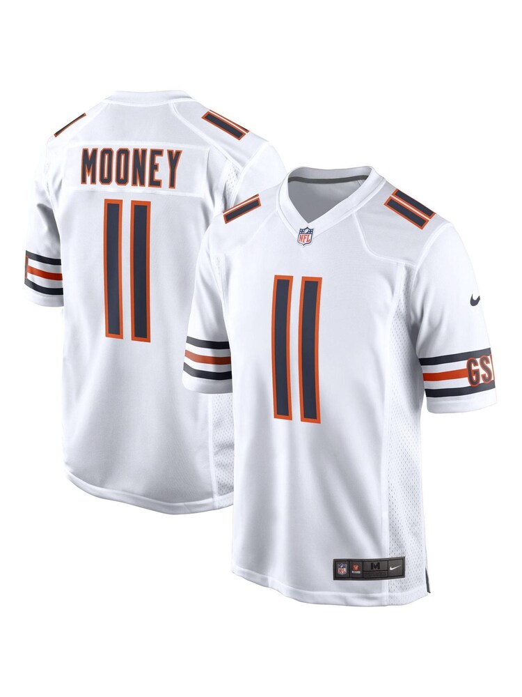 Nike White NFL Chicago Bears Game Road Jersey - Darnell Mooney - Image 1 of 3 Nike White NFL Chicago Bears Game Road Jersey - Darnell Mooney - Image 1 of 3
