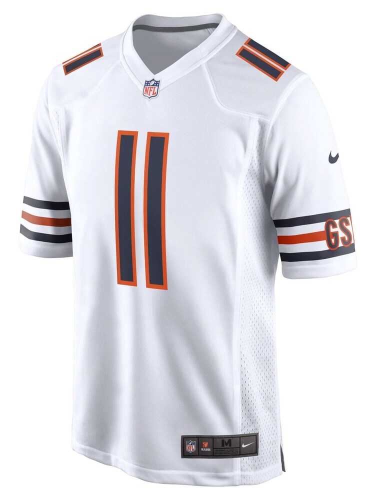 Nike White NFL Chicago Bears Game Road Jersey - Darnell Mooney - Image 2 of 3 Nike White NFL Chicago Bears Game Road Jersey - Darnell Mooney - Image 2 of 3