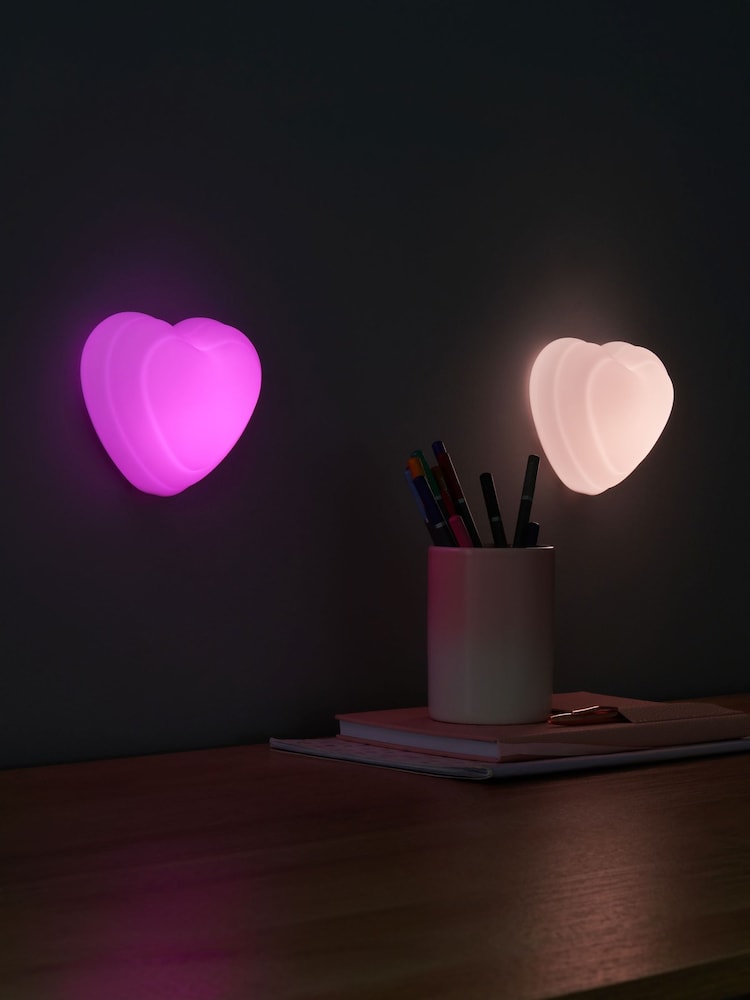 Glow Pair Heart Night Lights - Image 2 of 5