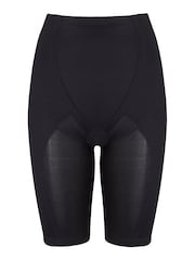 Pour Moi Black Hourglass Shapewear Firm Tummy Control High Waist Shorts - Image 4 of 5