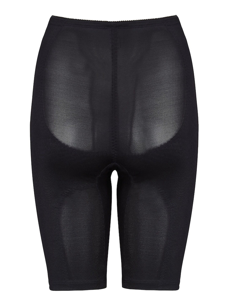 Pour Moi Black Hourglass Shapewear Firm Tummy Control High Waist Shorts - Image 5 of 5