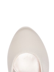 Rainbow Club Cream Infants Binx Satin Bridesmaid Shoes - Image 4 of 4