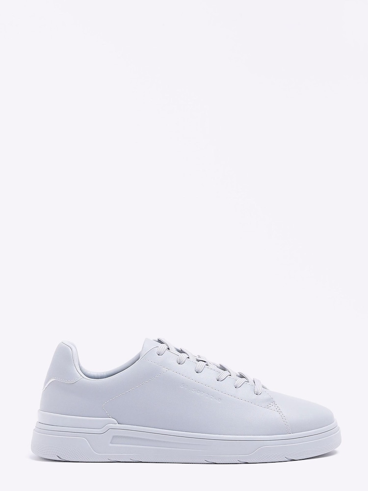 River Island Grey Low Top Trainers - Image 1 of 1