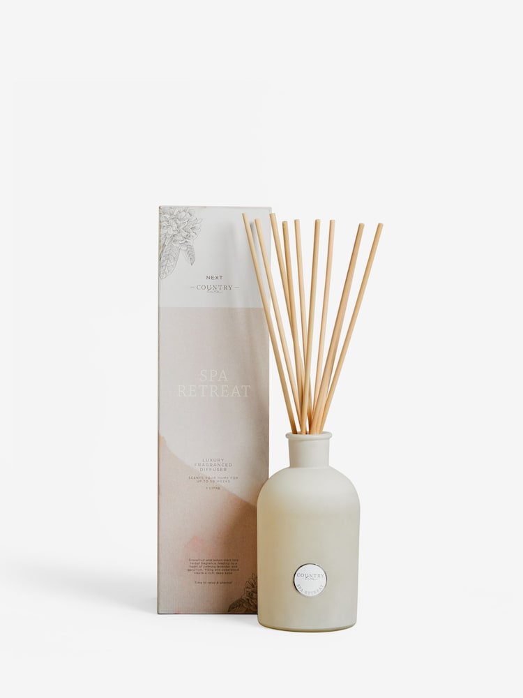 Country Luxe Spa Retreat Lavender and Geranium 1 Litre Fragranced Reed Diffuser - Image 5 of 5