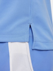 Modrá - Nike Dri-FIT Long Sleeve Half Zip Top - Obrázok 5 z 6
