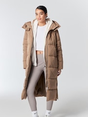 Toffee Brown Padded Coat - Image 1 of 8