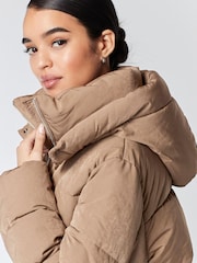 Toffee Brown Padded Coat - Image 4 of 8