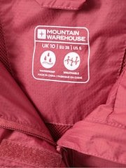 Mountain Warehouse Womens Pink Torrent Lightweight Waterproof Jacket - Image 6 of 6
