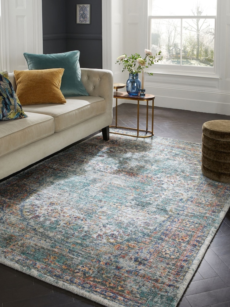 Teal Blue Emporium Oriental Rug - Image 1 of 6